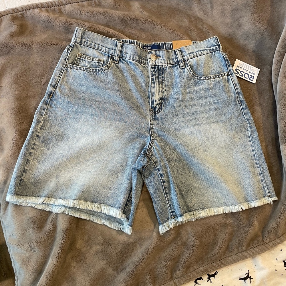 Light Wash Denim Jean Shorts